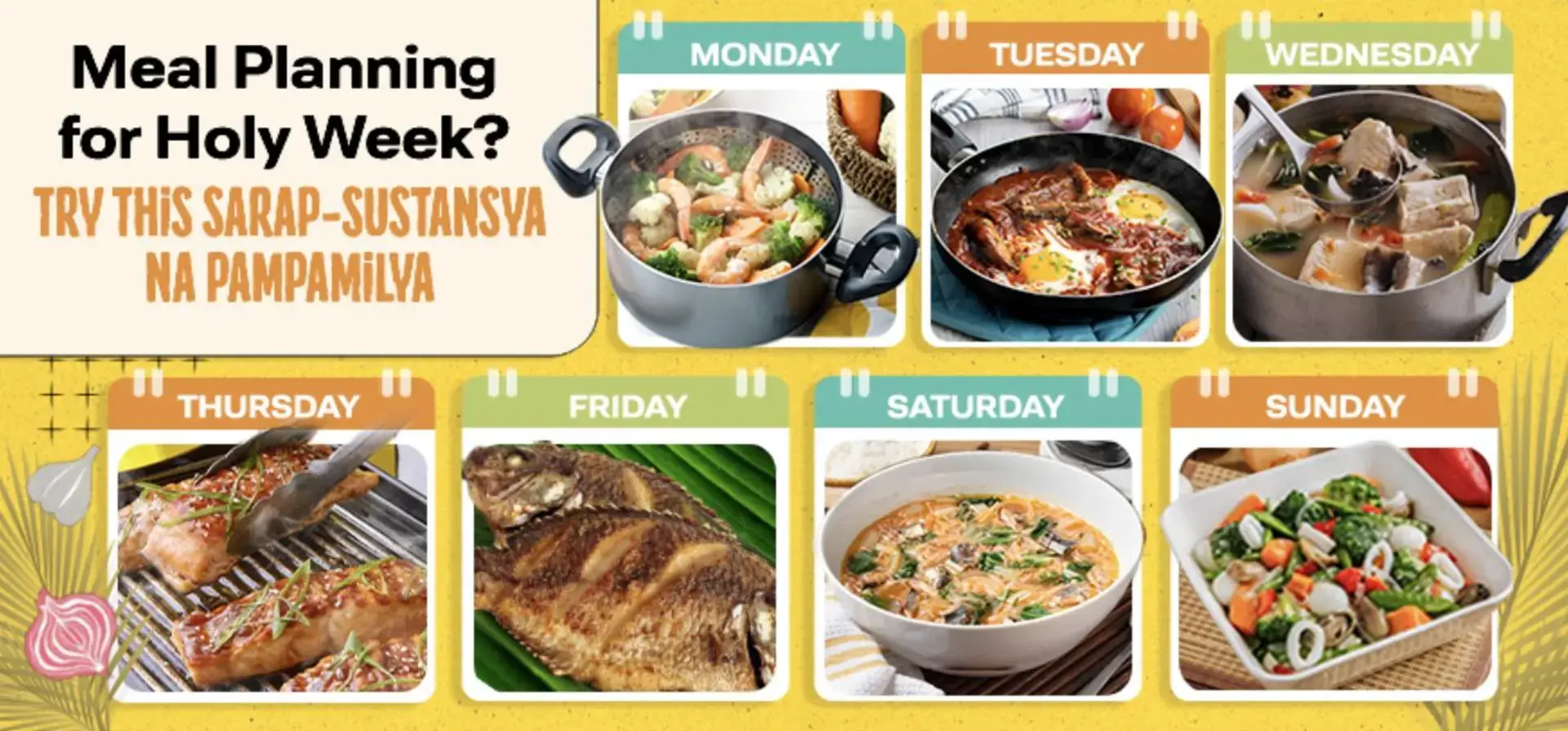 Meal Planning for Holy Week? Try this Sarap-Sustansya na Pampamilya!