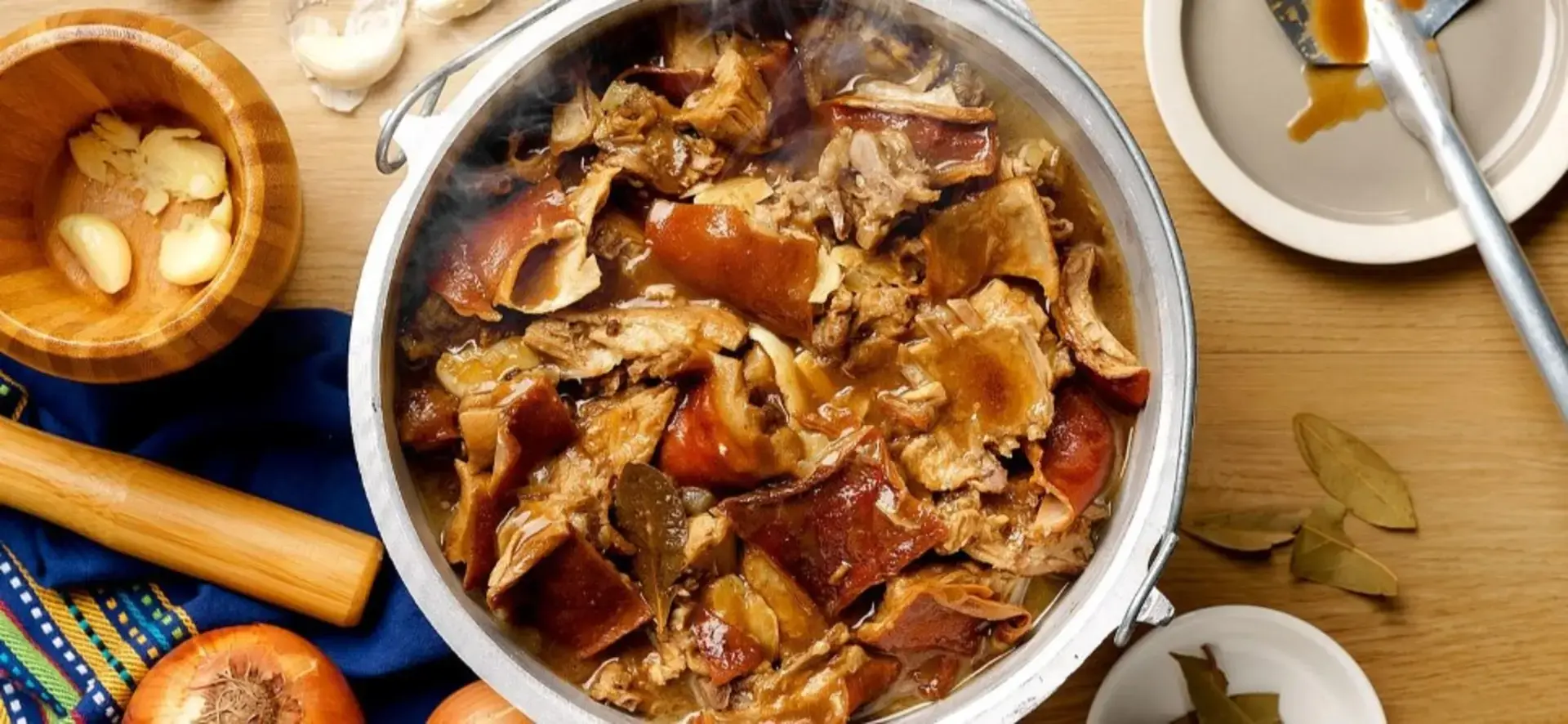 Leftover game on with lechon