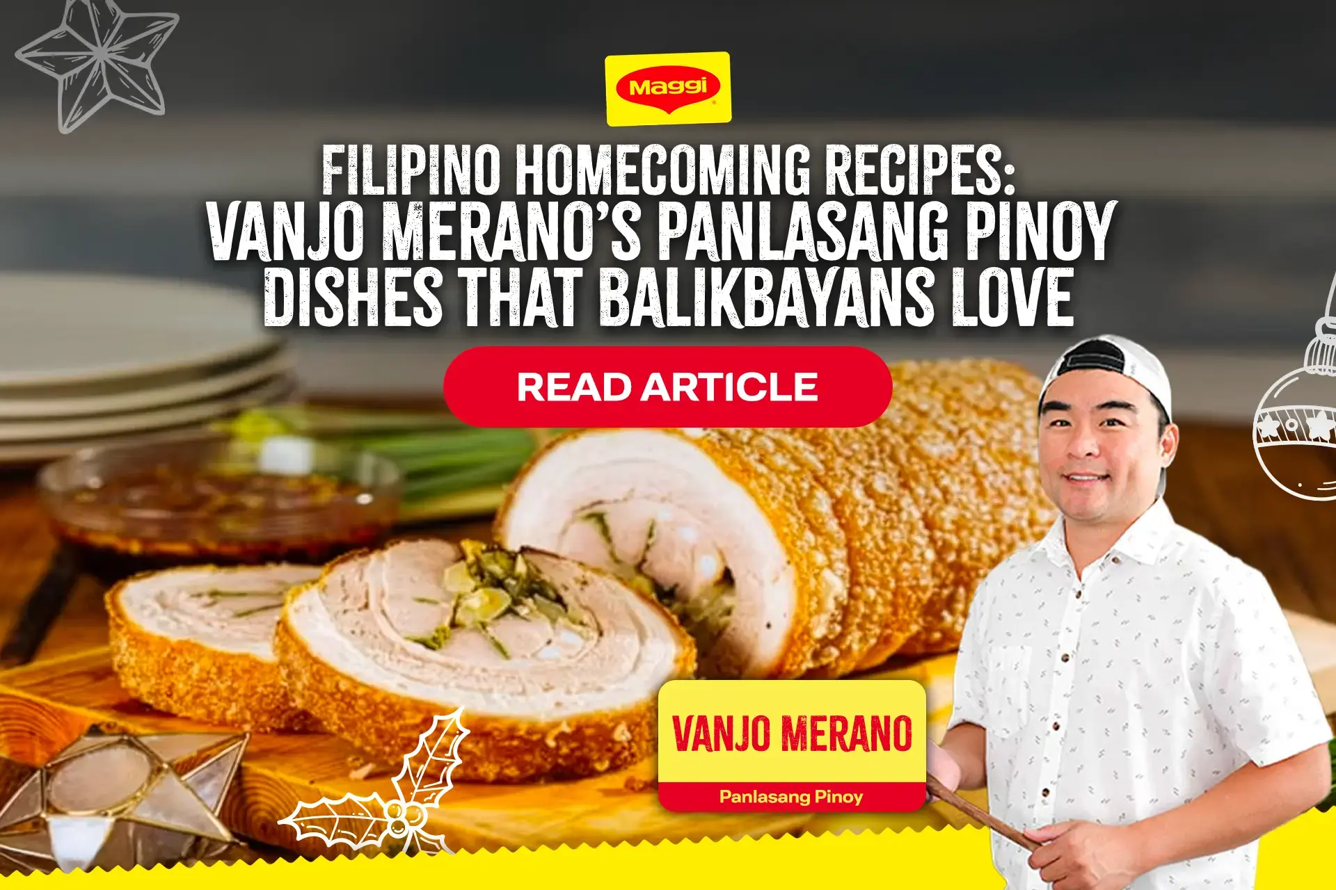Filipino Homecoming Recipes: Vanjo Merano’s Panlasang Pinoy Dishes that Balikbayans Love
