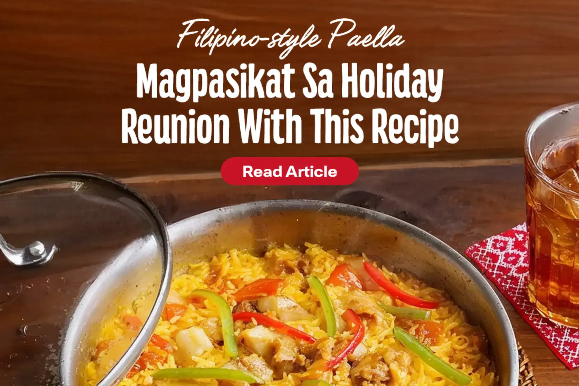 Filipino-style Paella for Your Next Holiday Handaan