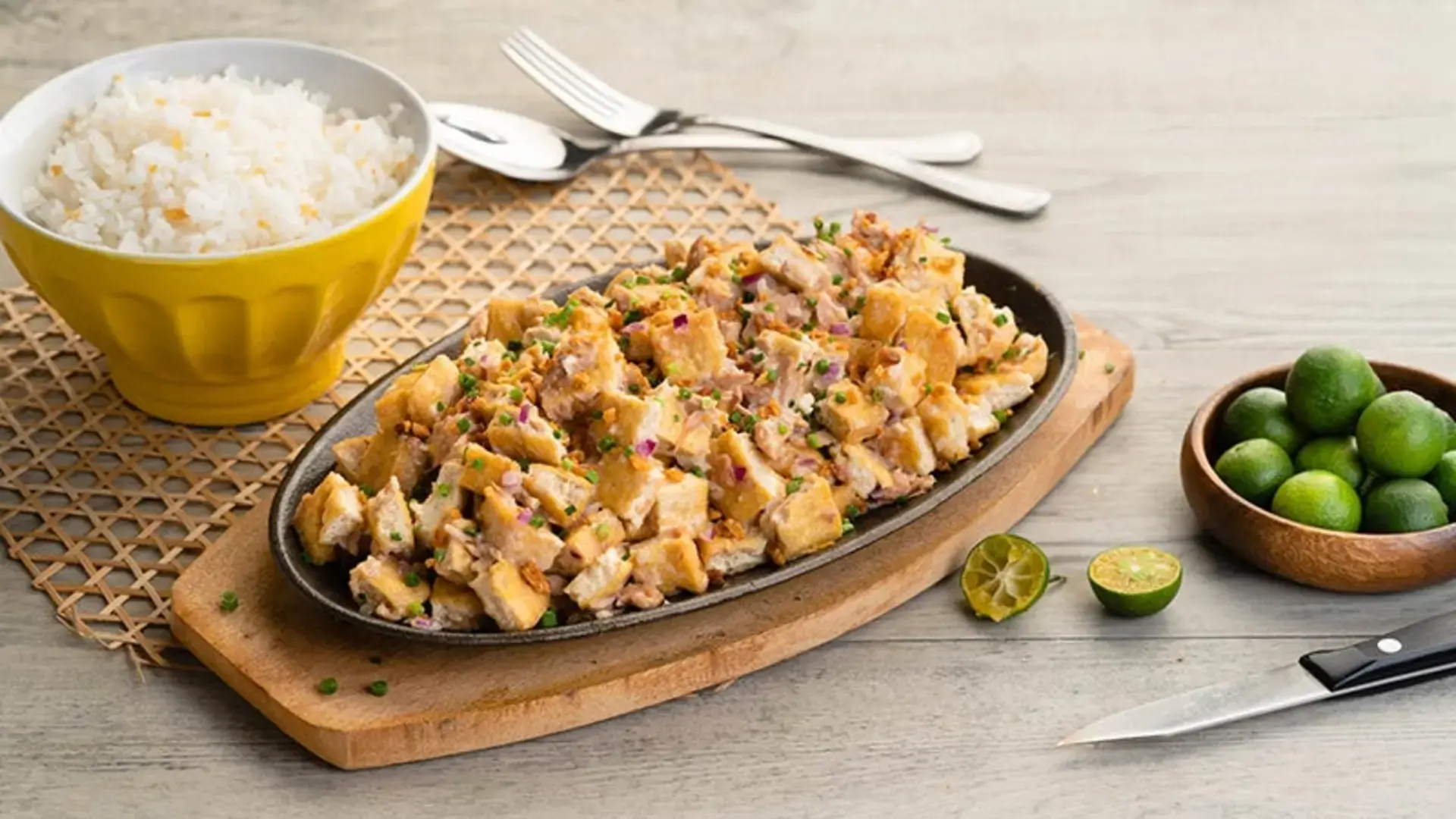 Tuna and Tokwa Sisig