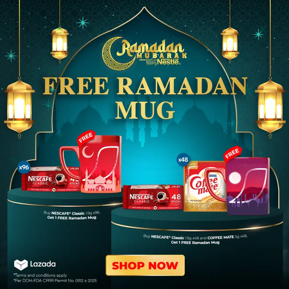 Get FREE Ramadan Mug when you buy Nescafe products