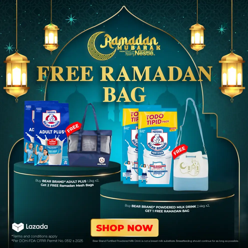 Get FREE Ramadan Bag when you buy Bear Brand® products