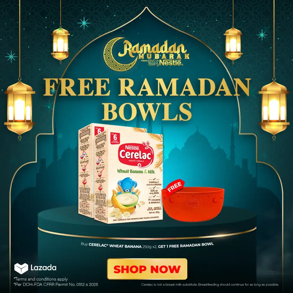 Get FREE Ramadan Bowls when you buy CERELAC®