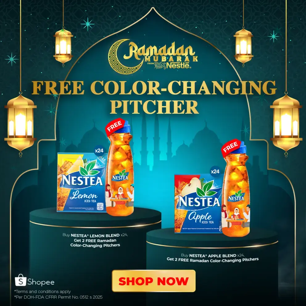 Get FREE Color-Changing Pitcher when you buy Nestea®
