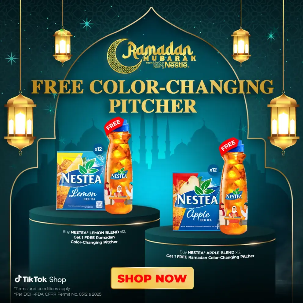 Get FREE Color-Changing Pitcher when you buy Nestea®