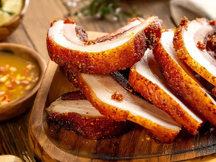 Mini Crispy Lechon Belly Roll