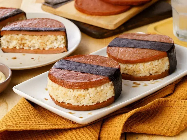 Musubi-style Meat Loaf and Rice