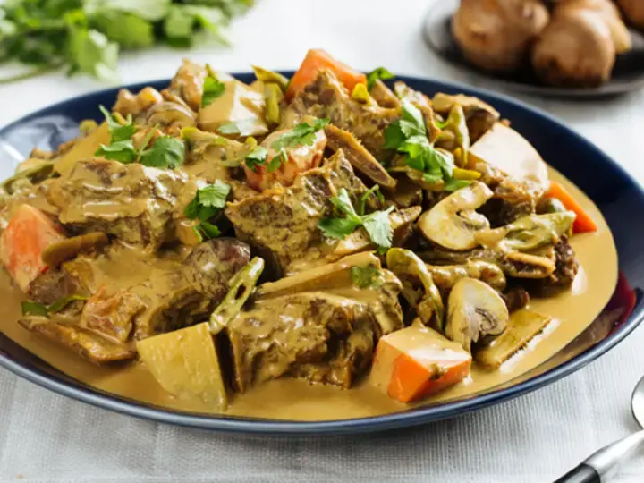 Braised Short Ribs in creamy sauce