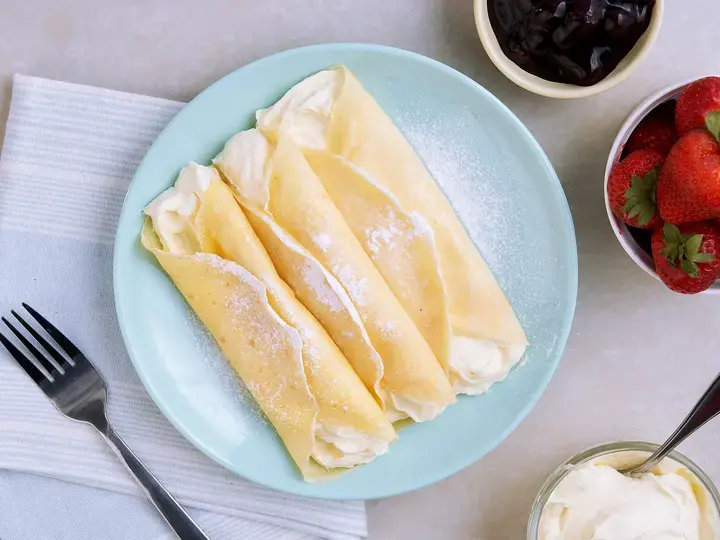Creamy Cheese Crepe