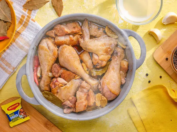 Chicken and Pork Adobong Puti