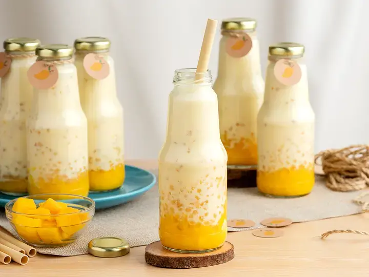 Mango Tapioca Drink Recipe