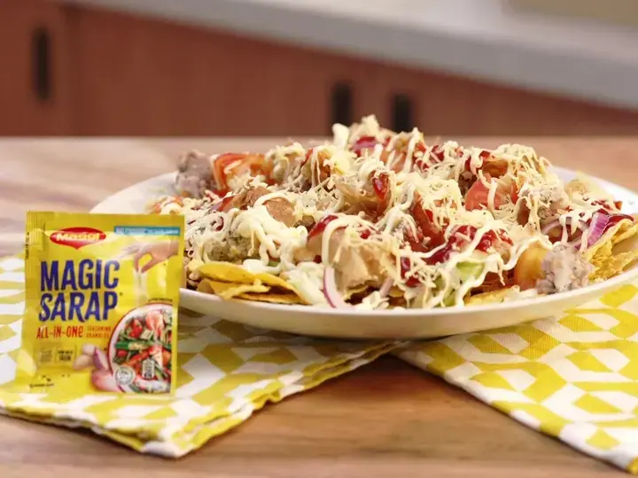 Leftover Lumpia Nachos