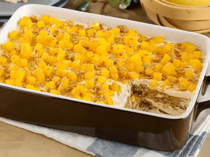 Mango Graham Ice Box Ref Cake