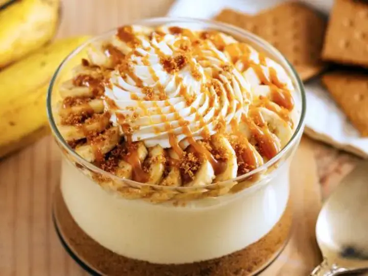 No Bake Banana Bliss Cream Pie