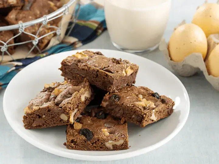 Brownies with Fruits and Nuts