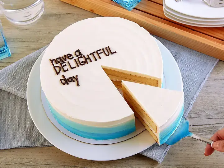 Creamy Vanilla Minimalist Cake