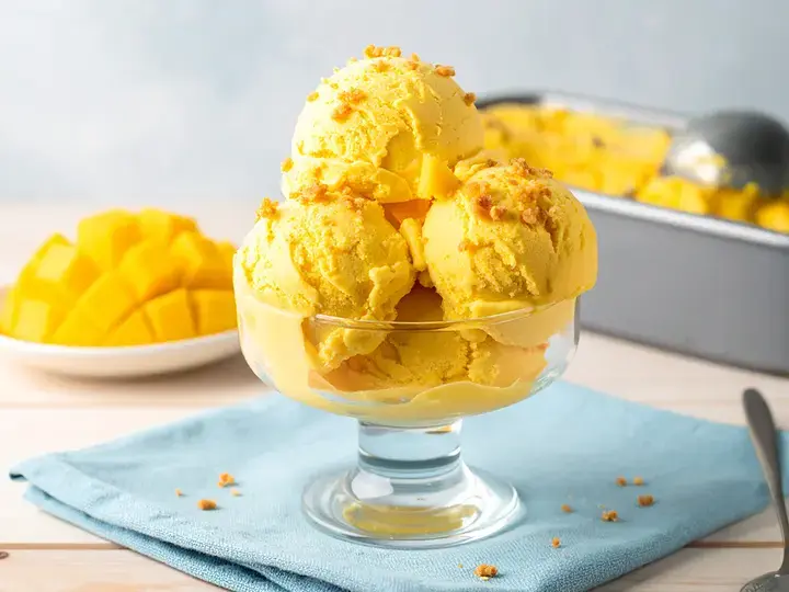 Creamy Mango Ice Cream