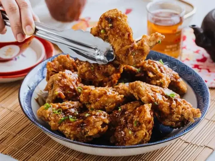 Ginger and Spring Onion Chicken Wings