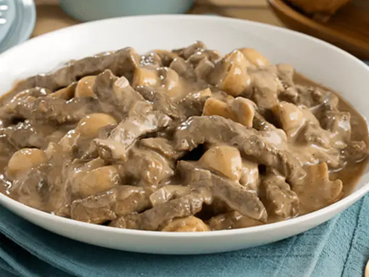 Creamy Beef Stroganoff