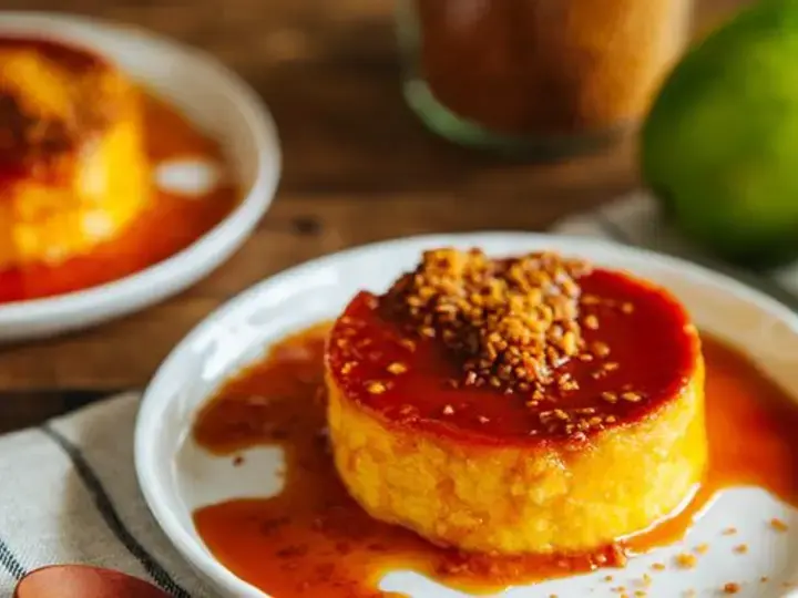 Lots of Lime Cool Coconut Flan