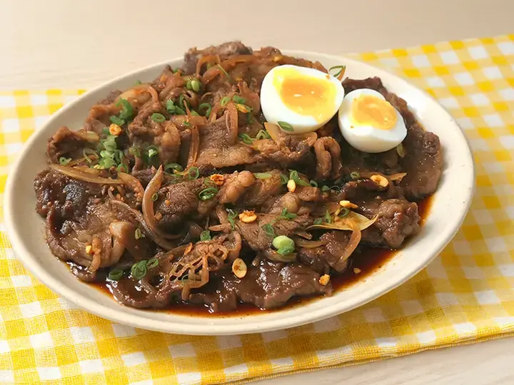 Gyudon Style Beef Adobo