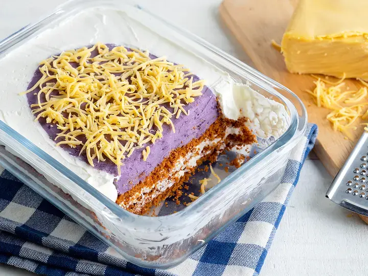 Ube Halaya and Graham Ref Cake