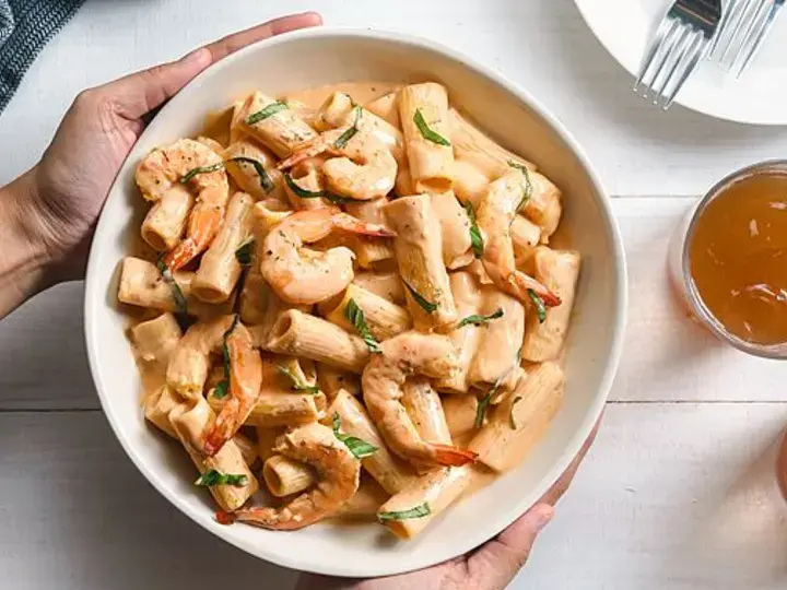 Shrimp and Rigatoni Pasta Recipe