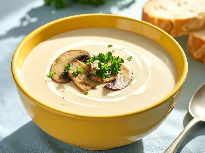 Oyster-Shiitake Cream of Mushroom Soup by Kawaling Pinoy