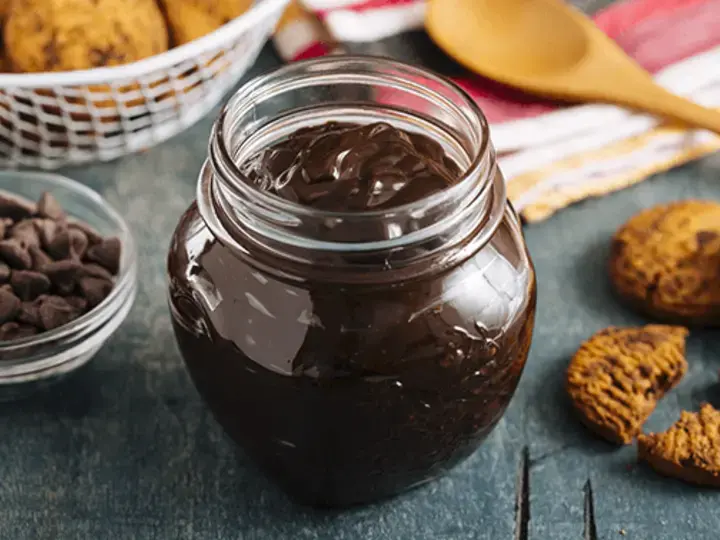 Chocolate Fudge in a jar