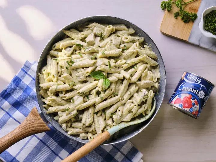 Creamy Pesto Chicken Pasta