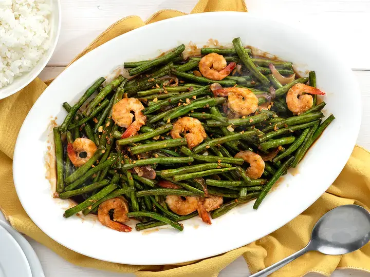 Ginisang Sitaw at Hipon