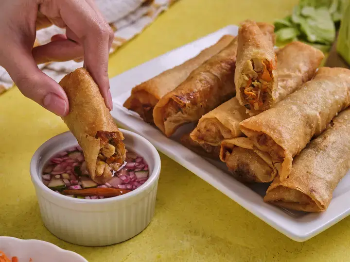 Fried Lumpiang Gulay
