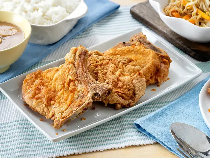 Magical Fried Pork Chop with Mushroom Gravy