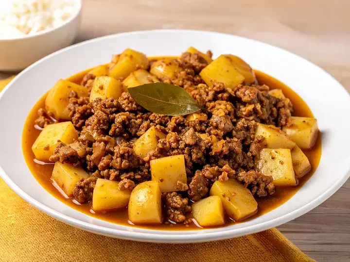 Adobong Giniling at Patatas