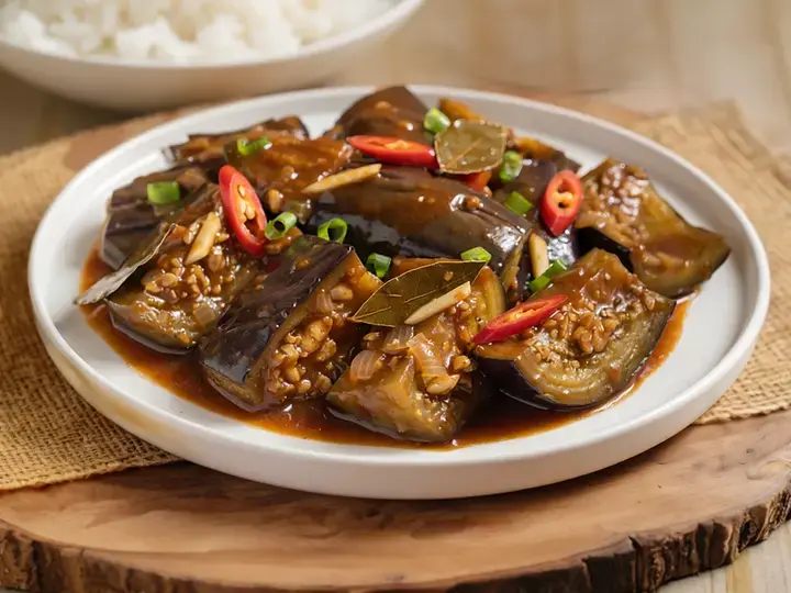 Gensan-style Adobong Talong