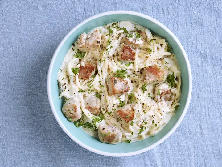 Spicy Tuna Carbonara