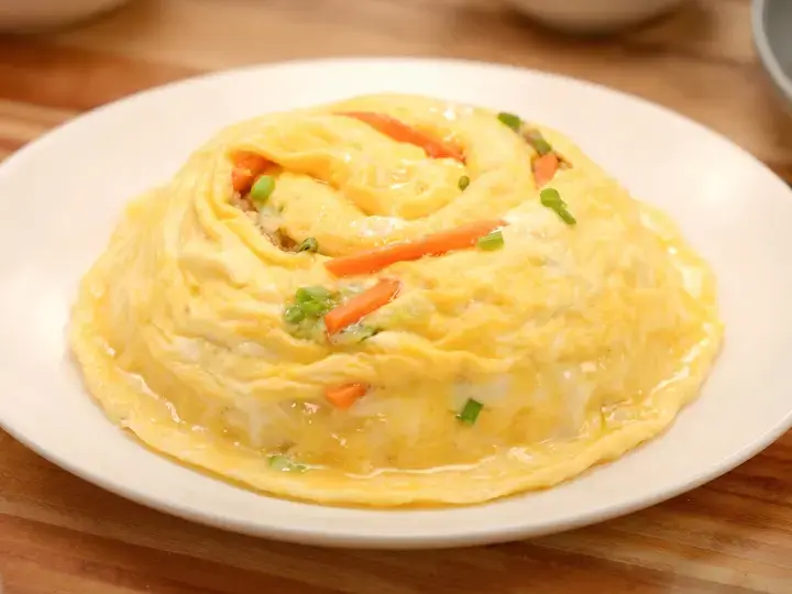 Fried Rice with Tornado Egg Recipe