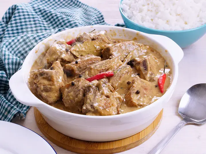 creamy beef adobo