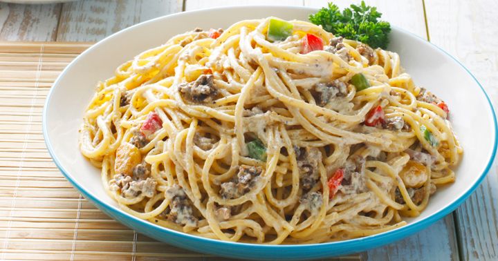 Flavorful Creamy Vigan Longganisa Pasta