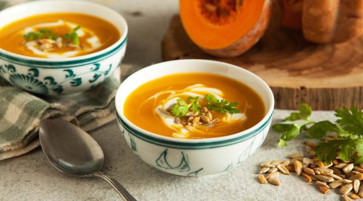 Pumpkin and Sweet Potato Soup Main